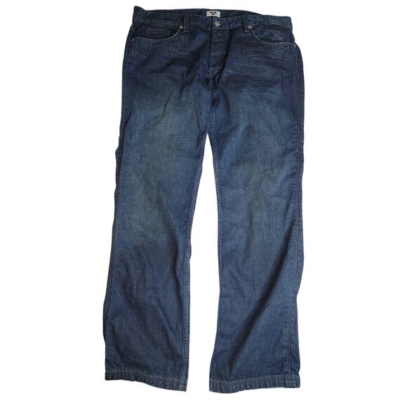 Antik Denim Men's Jeans Dark Wash size 42 Straight Button Fly Cotton 5 Pocket - Picture 1 of 8